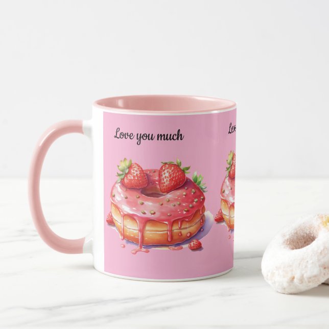 Taza Te quiero mucho (Con donut)
