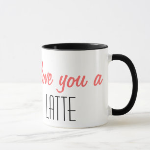 Taza te quiero un latte