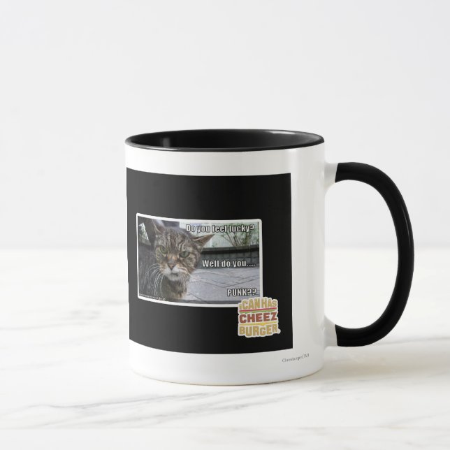 Taza ¿Te sientes afortunado? (Derecha)