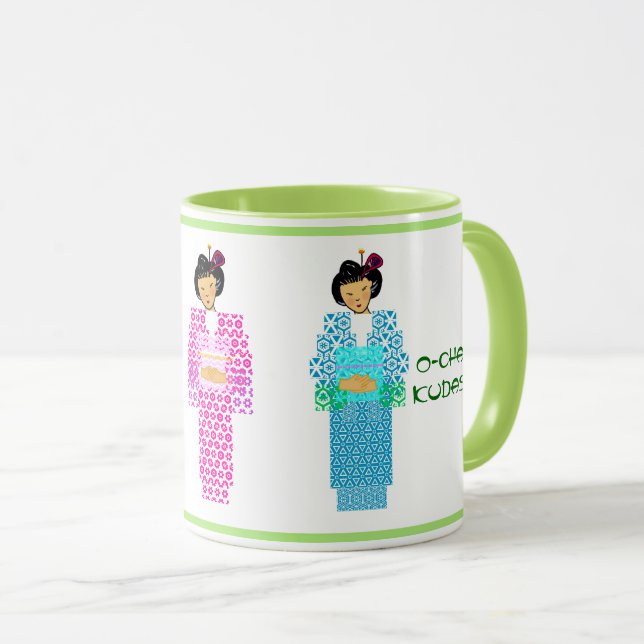 Taza Té verde por favor - Ocha kudasai (Anverso derecho)