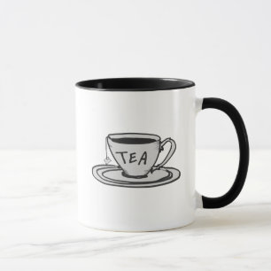 Taza Tea Lover Drawing Minimalista