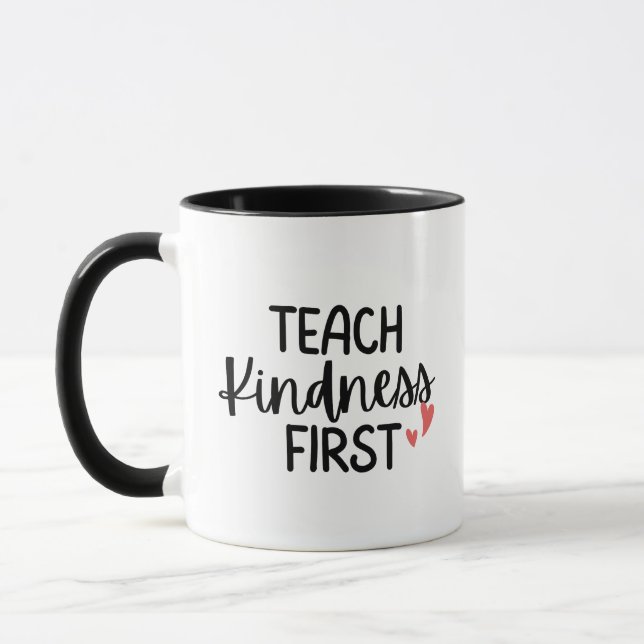 Taza 'Teach Kindness First' Teacher Thank You Gift  (Izquierda)