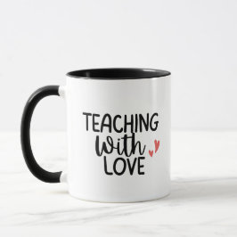Taza 'Teaching With Love' Teacher Thank You Gift 