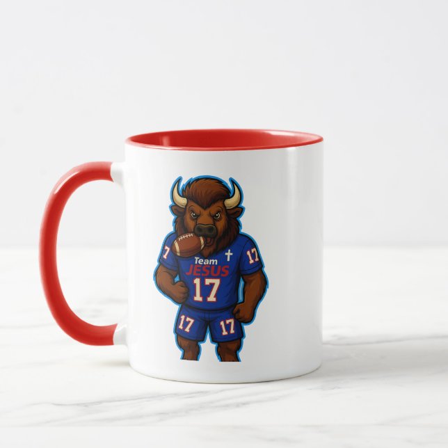 Taza Team JESUS Football 17 - Christian (Izquierda)