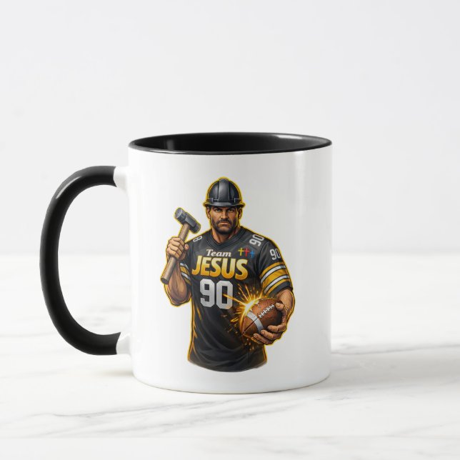 Taza Team JESUS Football 90 - Christian (Izquierda)