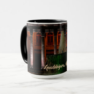 Taza Teatro Delgollado, Guadalajara, México de Noche
