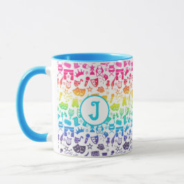Taza Teatro Lover Iconos Arcoiris Mug