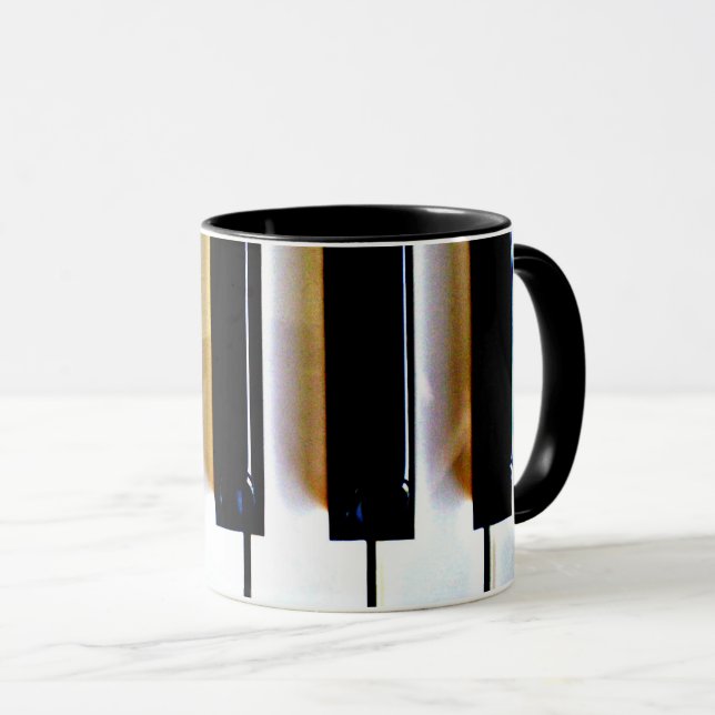 Taza Teclado de piano (Anverso derecho)