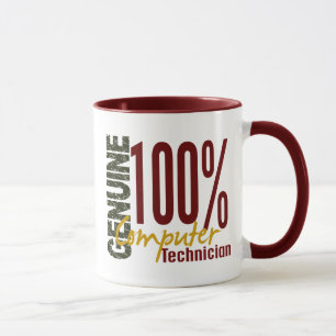 Taza Técnico auténtico del ordenador