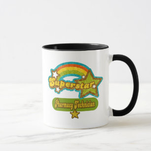Taza Técnico de la farmacia de la superestrella