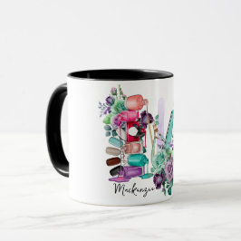 Taza Técnico de Uñas Personalizado