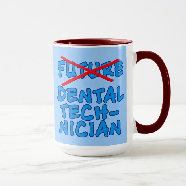 Taza Técnico dental no más futuro (Derecha)
