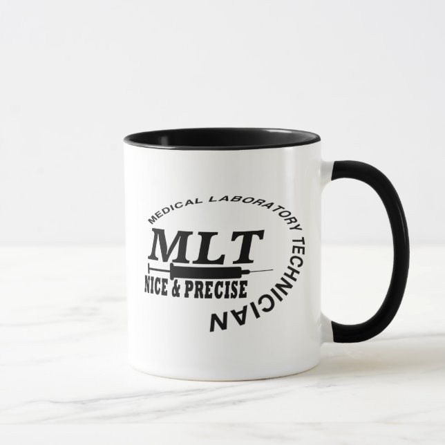 TAZA TECNOLOGÍA DE LABORATORIO MÉDICO MÉDICO DE MLT NIC (Derecha)