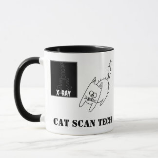 Taza Tecnólogo técnico de análisis de gatos en café