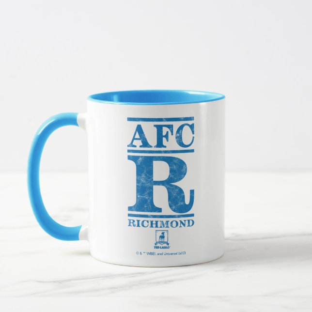 Taza Ted Lasso | AFC R Richmond Text Logo (Izquierda)