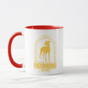 Taza Ted Lasso   AFC Richmond Gold Arched Logo