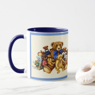 Taza TEDDDY BEAR HUGS MUG Blue