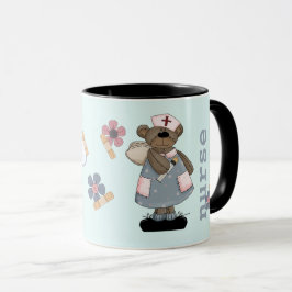 Taza Teddy Bear Angel Gift Mug para Enfermera