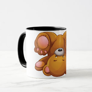 Taza Teddy Bear Mug al revés