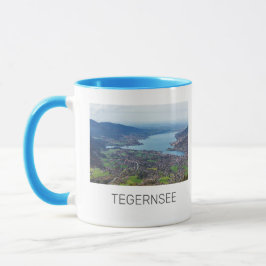 Taza Tegernsee Bavaria Lake Germany Panorama Souvenir