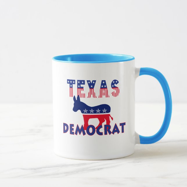 Taza Tejas Demócrata (Derecha)