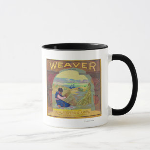 Taza Tejedor LabelPiru anaranjado, CA