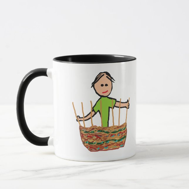Taza Tejido de cestas (Izquierda)