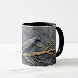 Taza Tejido encaramado en relieve de bajorrelieve en un