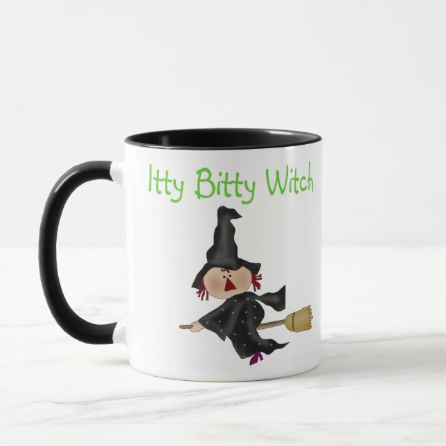Taza Tejidos y regalos de bruja de Bitty (Izquierda)