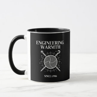 Taza Tejiendo Calor Año Personalizado Punto