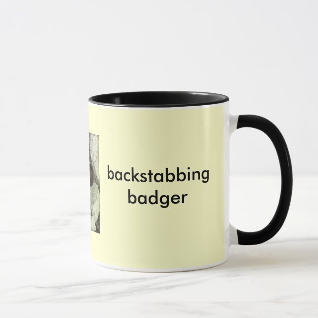 Taza tejón backstabbing (Derecha)