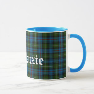 Taza Tela escocesa de tartán escocesa de encargo del