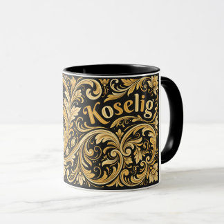 Taza Telemark Rosemaling Mug – Scandinavian Cozy “Kosel