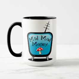 Taza Televisión atómica retro