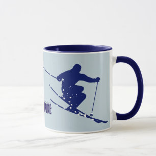 Taza Telluride Blue Skier