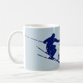 Taza Telluride Blue Skier