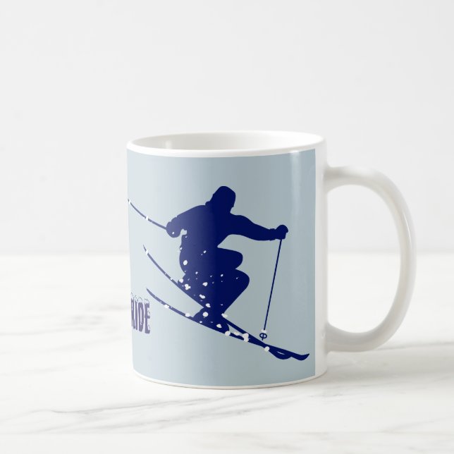 Taza Telluride Blue Skier (Derecha)
