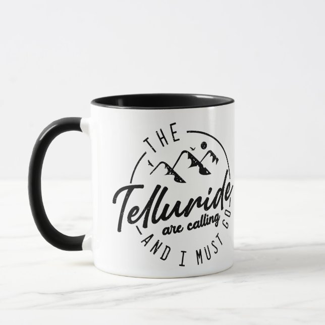Taza Telluride llama - Montañas Colorado (Izquierda)