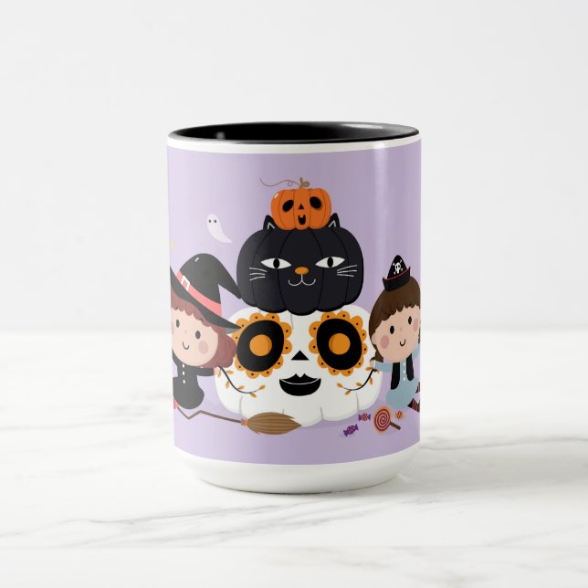 Taza Tema de Cute Halloween (Centro)