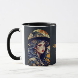 Taza Tema de Halloween - Bruja tatuada