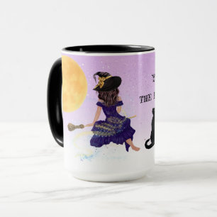 Taza Tema de Halloween El mejor nombre de bruja jamás n