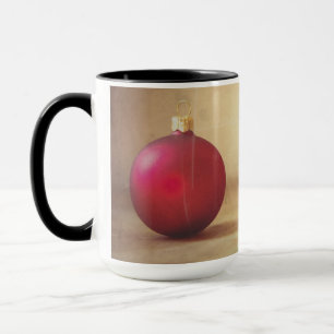 Taza tema de Navidad con bola de Navidad
