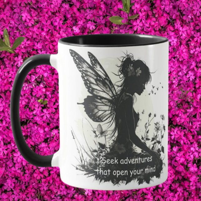 Taza Tema de Silhouette de cuento de hadas (Fairy Queen Adventure )