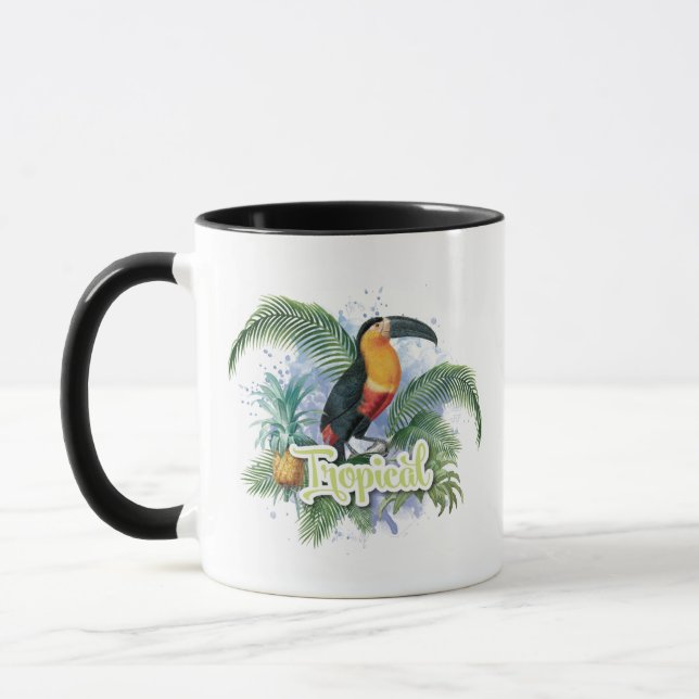 Taza Tema del loro tropical (Izquierda)