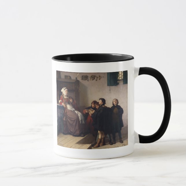 Taza Tema histórico, 1872 (Derecha)