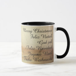 Taza Tema navidad con frutas