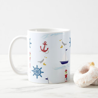 Taza temática náutica