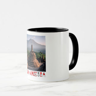 Taza Templo Borobudur - Arte de Indonesia