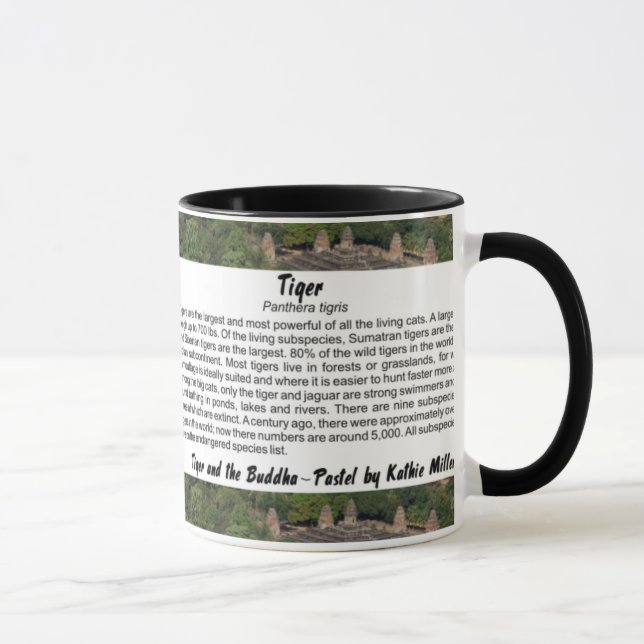 Taza Templo tigre y budista (Derecha)
