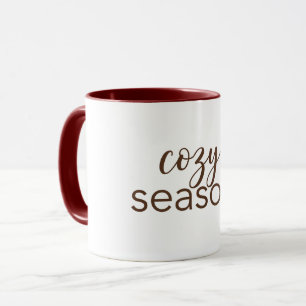 Taza temporada acogedora